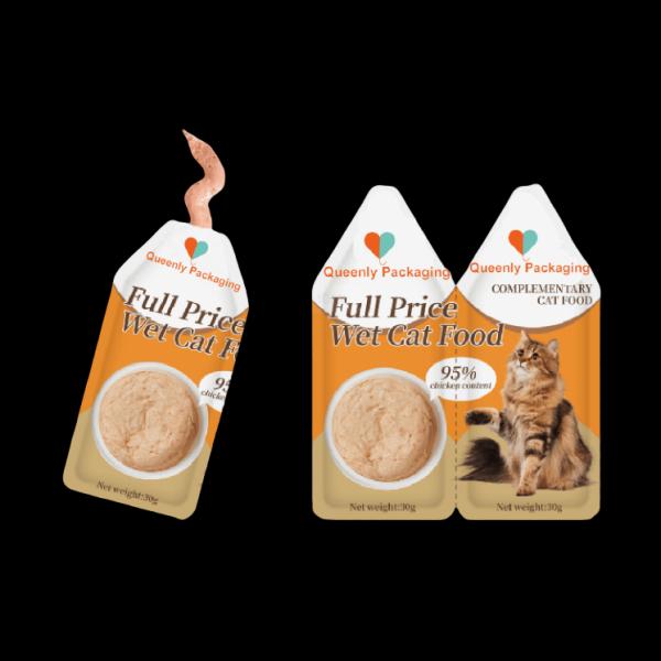 Pouch Shaped Pet Food Packaging Safe UV Resistant And Easy Tear
