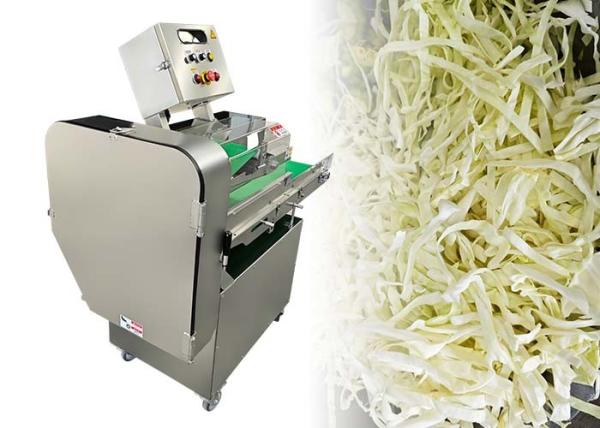 Large Vegetable Cutting Machine 1500kg/H With 200mm Width Conveyor Belt Inlet