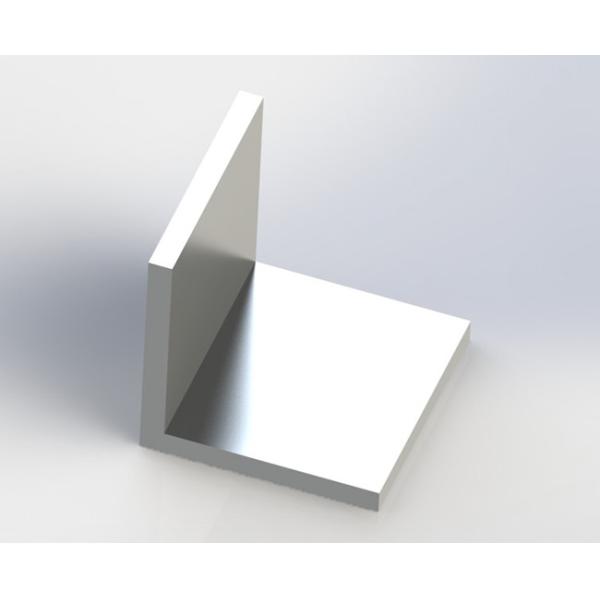 80 * 80 * 6.0mm Aluminum Angle Profile Extruded L Shaped Profile For Industrial