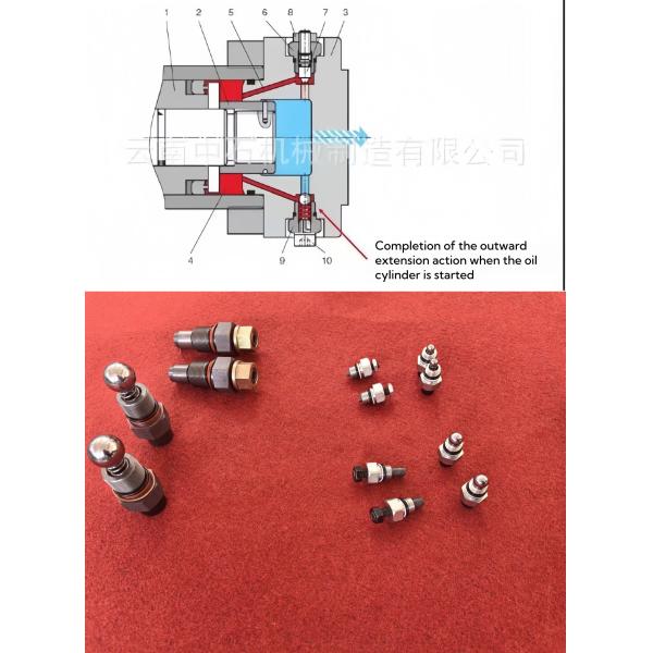 cilindro hidráulico personalizado para el freno de presión 30MPa 600mm de carrera