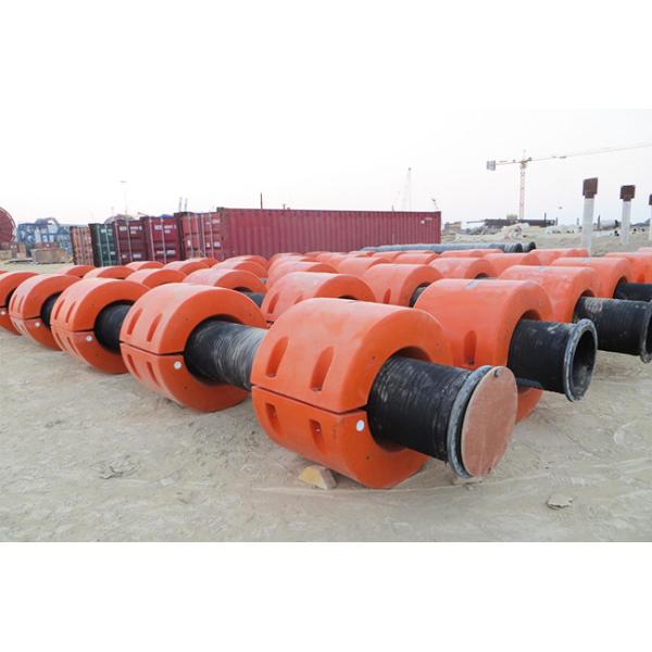 Floatador de manguera de dragado de HDPE, floatadores de tuberías de dragado resistentes a los rayos UV