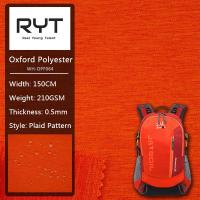 Tissu 100% de modèle de plaid de polyester avec la couleur à la mode pour le produit et les sacs extérieurs professionnels