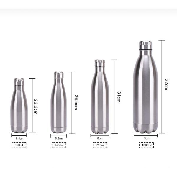 Wholesale 17 Oz Stainless Steel Insulated Water Bottles Double Wall Vacuum Reusable Leak Proof Sports Cup