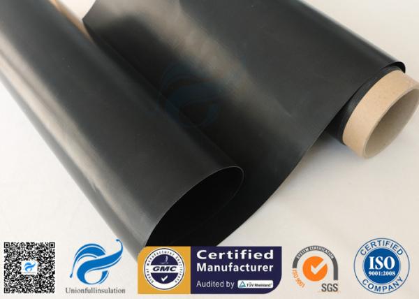 Esteira preta PTFE do cozimento do silicone da vara de FDA 0.2MM do produto comestível não revestida
