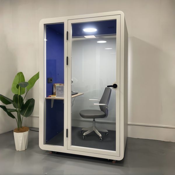 Fully Enclosed Soundproof Karaoke Booth , Modern Prefab Office Pod 400kg