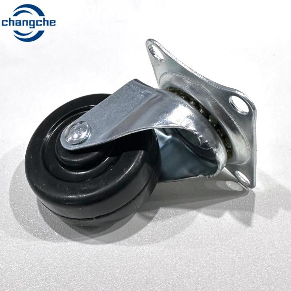 Heavy Duty Swivel 2 Inch Rubber Casters For Furniture OEM
