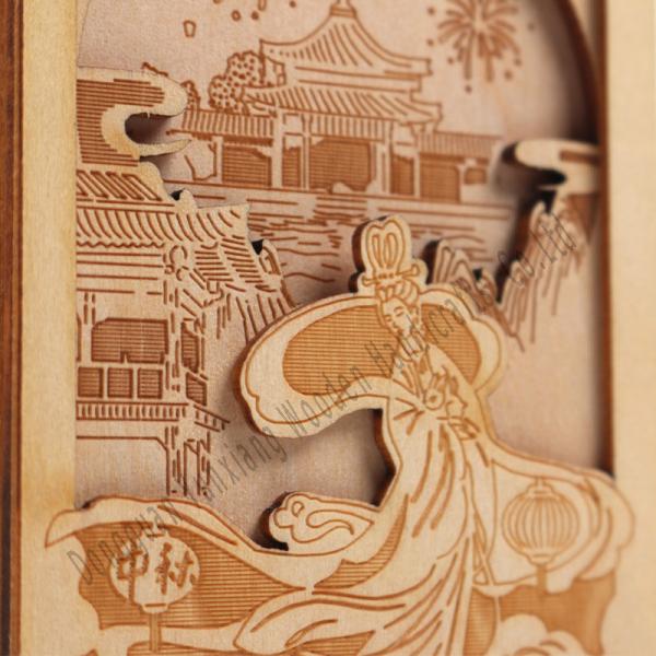 Urban Creative Wooden Mobile Phone Holder City Tourism Surrounding Gifts Ornaments Souvenirs