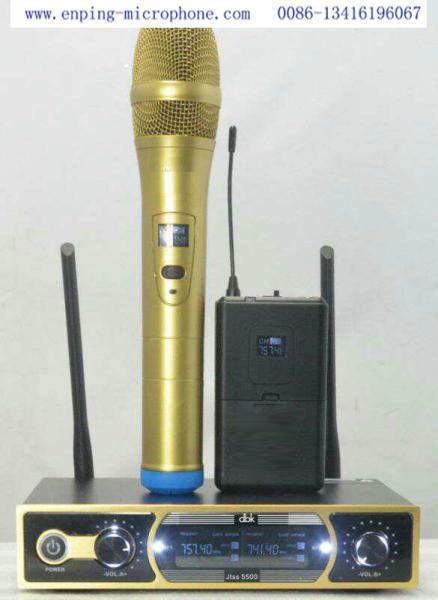 GL-316  two-handheld VHF colorful pink wireless microphone with screen   / micrófono / good quality