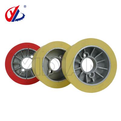 120*35*60mm Power Feeder Parts Press Wheel Rubber Feeding Wheels For CNC Machine