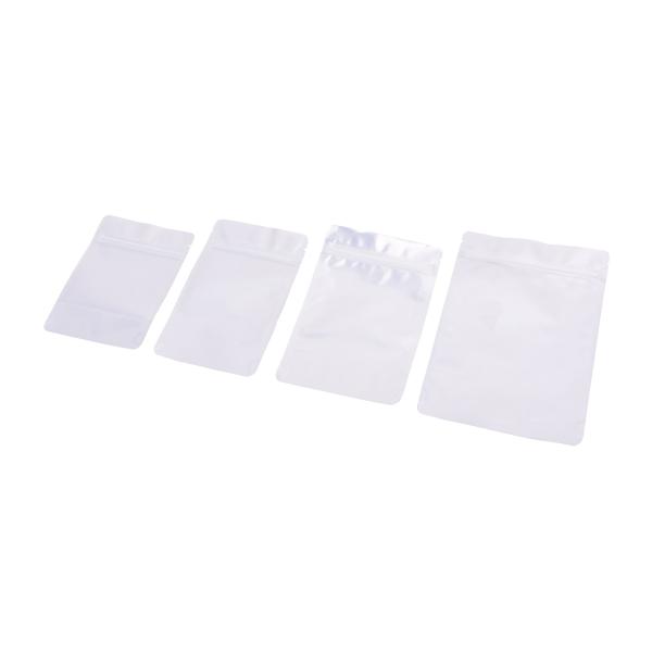 Transparency Plastic Zippered Storage BOPP Laminated Bags With Water Proof Aluminum Foil Lined