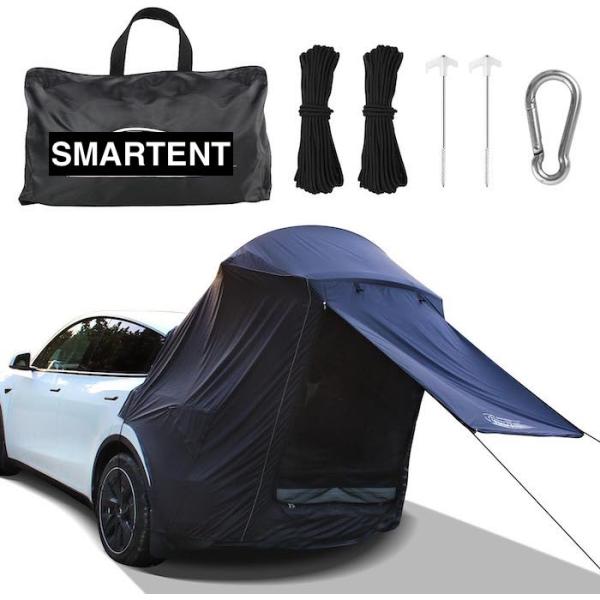 Легкая 4-сезонная палатка для кемпинга Tesla Черный цвет водонепроницаемый серебристый полиэстер 210D Быстрая установка за 10 минут