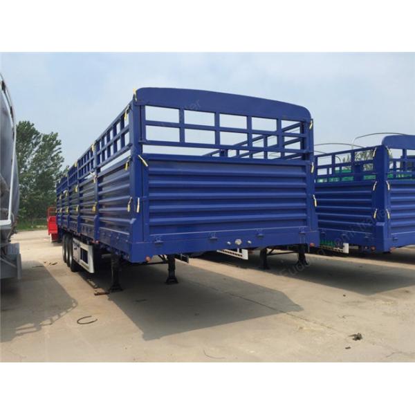 3 Axles 40 Feet Side Wall Semi Trailer 60 Ton Bulk Cargo Trailer