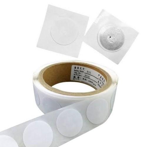 Blank White Paper NFC Ntag215 Stickers Enabling Secure