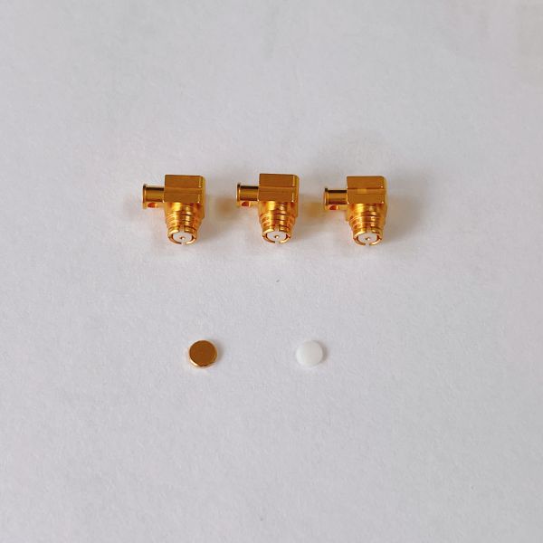 Small SMA Female Connectors Customized SMA PCB Edge Mount Connector