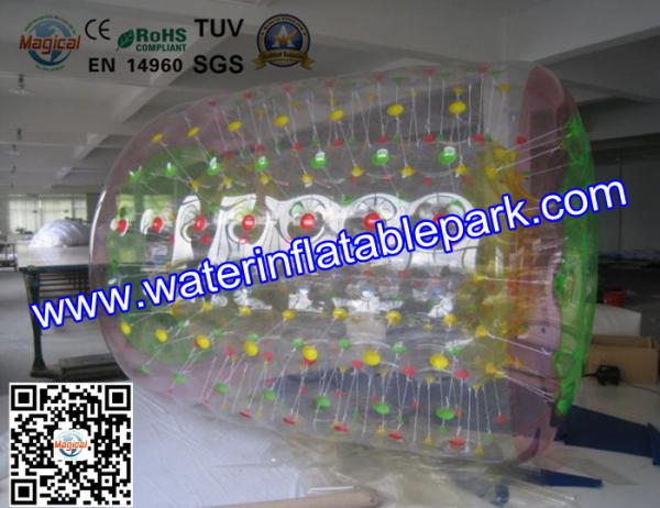 Giant Inflatable Roller Ball , 1.0mm PVC Inflatable Zorb Ball For Beach Sport