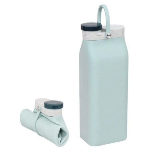 Custom Logo Collapsible Silicone Drinking Water Bottle Perfect for Business Gifts