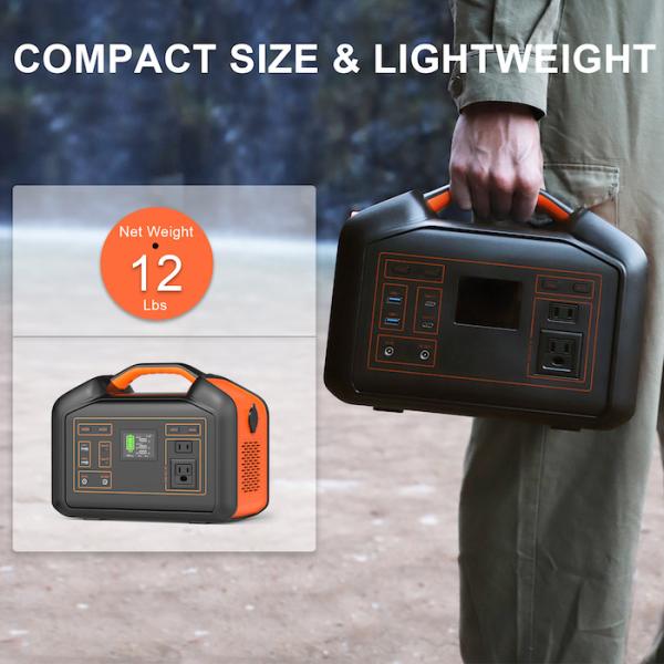 Изготовленное на заказ 700W располагаясь лагерем запоминающее устройство накопления энергии портативной машинки электростанции 300x160x237MM аварийное