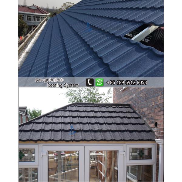 50-Years Warranty Classical Multi-Step Decras Stone Coated Roof Tiles Prices, Cheap Zinc Roof Tiles Zimbabwe