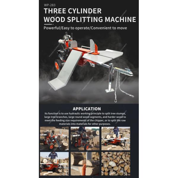 Log Splitter Machine Type horsepower Hydraulic for Quick Splittering and Cutting