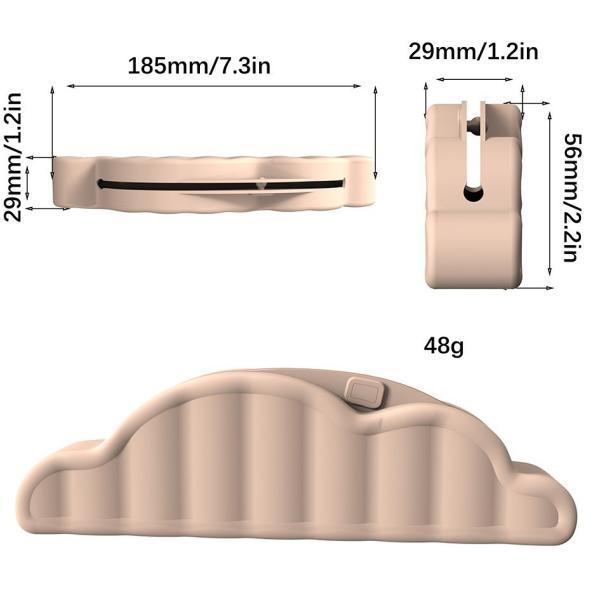 Multicolor портативная машинка держателя сумки макияжа силикона щетки для перемещения