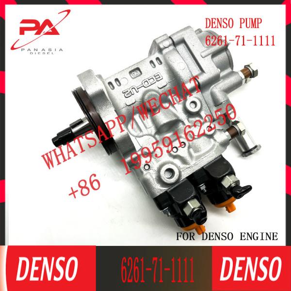 6261-71-1111 6261711111 Pièces de moteur de pelle PC650-8 6D140E Pompe à carburant pour moteur 6261-71-1111