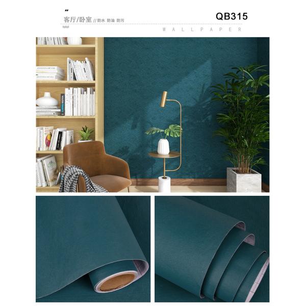 Papel de pared de tela azul rosa Papel de pared de tela impermeable para pared