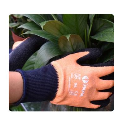 Luvas de jardinagem protetoras do látex do aperto firme do florista com cor diferente