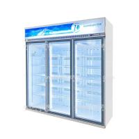 Frigorífico comercial de ventilador de refrigeración inverter vertical con sistema de descongelamiento automático