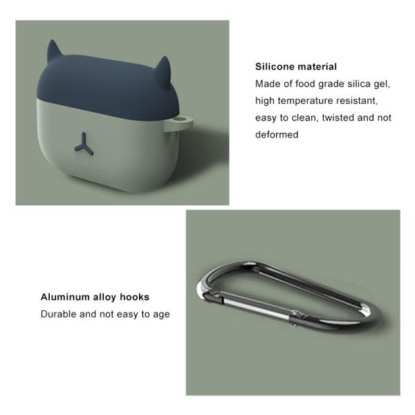 Anti tampa sem emenda Dustproof do silicone da queda para o caso de Airpods