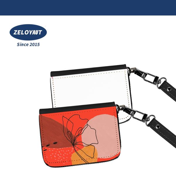 Fashionable Waterproof PU Leather Women's Wallet Sublimation Design Lady Purse Novelty Gift for Girls