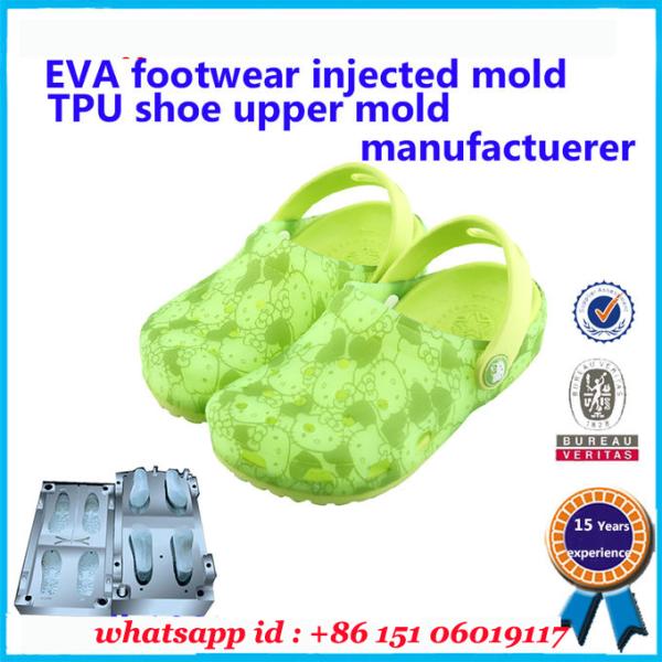 PCU PVC Children Slipper Mould Green Blue Red Customized Colors