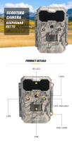 Caméra IP65 imperméable WEEE de 20MP Thermal Surveillance Hunting