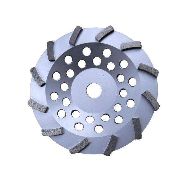 Grit 40# 60# Metal Bonded Diamond Grinding Wheel For Concrete High Aggressive