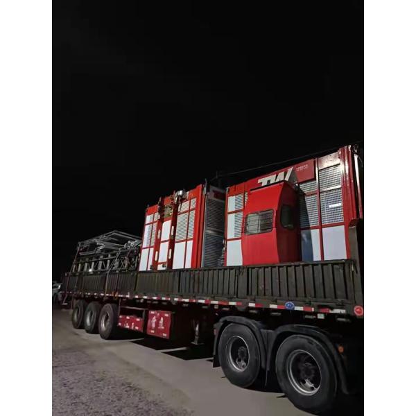 Используемые строительные подъемники с VFD приводом и горячо оцинкованными мачтами