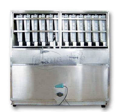 Fornecimento de energia da máquina de gelo industrial 220V/50Hz tamanho do cubo de gelo 22*22*22mm