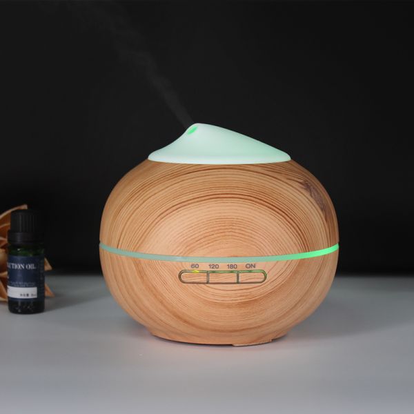 Shenzhen Factory Ultrasonic Essential Oil 200ml Wood Grain Aroma Diffuser