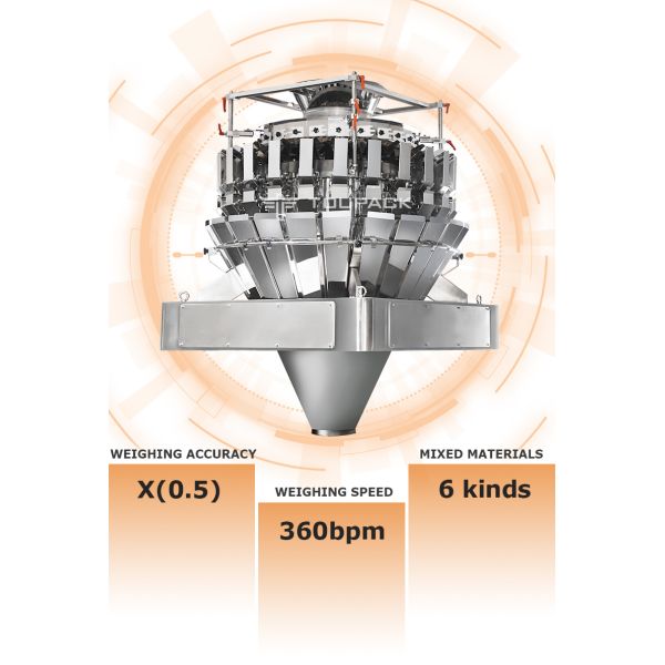 300BPM High-Speed Multihead Weigher Multifunction Premade Pouch Packaging Machines For Sunflower Seeds And Nuts