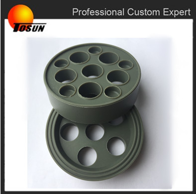 Custom Round Multi Hollowed Rubber Bush