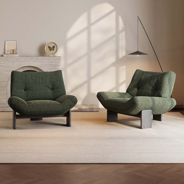 Custom Luxury Leisure Designer Chair Home Office Hotel Living Room Club Reception Negotiation Single Solid Wood Accent Chair