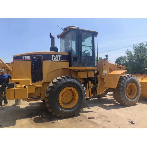 CAT 938G Cargador de ruedas usado - incluye cubo, en excelente estado sin fugas, gran tren de tren, asequible
