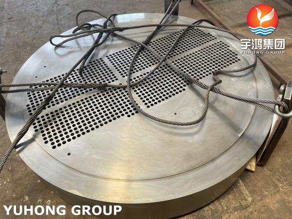 ASTM A516 Gr.70 Gr.70N Carbon Steel Stationary Tubesheet For Heat Exchanger Parts