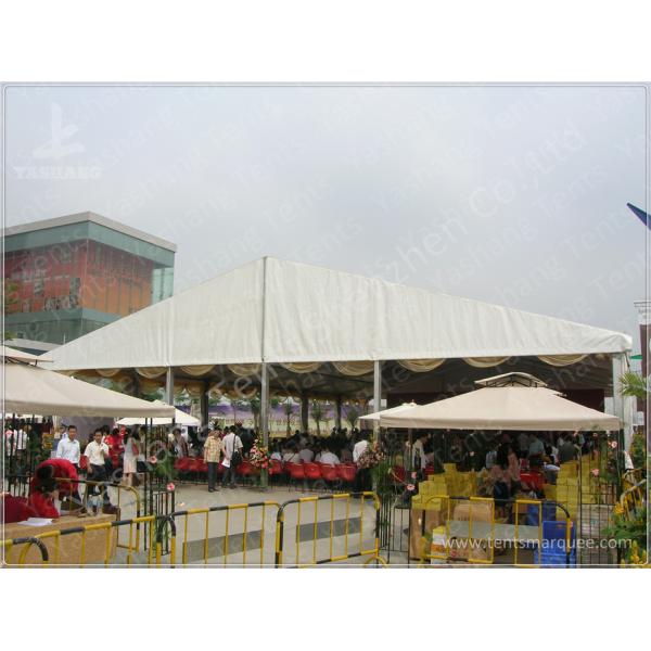 Professional 300 Seaters White Clear Span Tents Flame Retardant 15X30M for Opening Ceremony