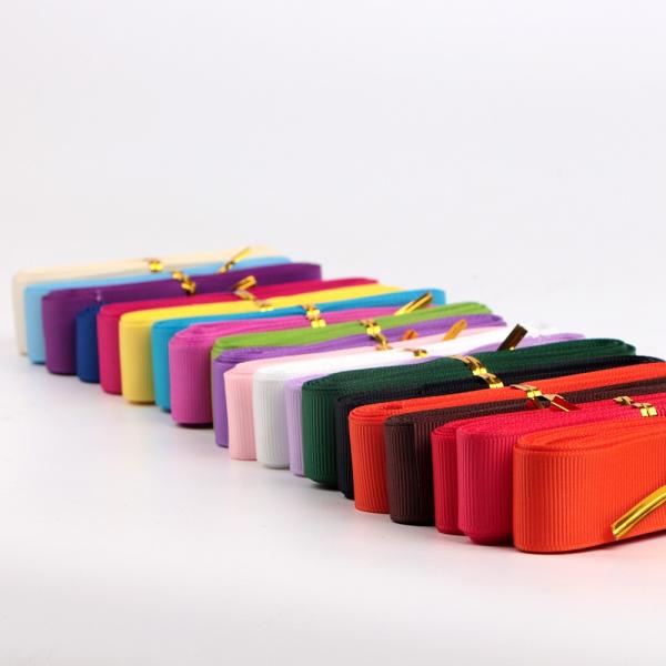 Support 7 Days Sample Order Lead Time for 25mm Solid Grosgrain Tape Ribbon