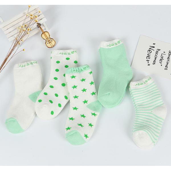 Popular Cotton Newborn Baby Boy Socks Anti Fouling Sweat Absorbent OEM Available