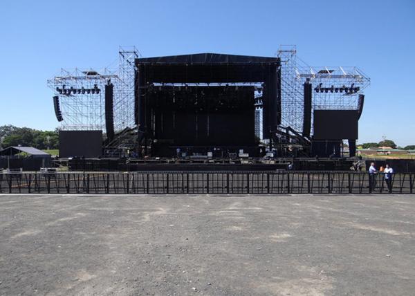 Constant Current P10 Outdoor Rental LED Screen , Horizontal Scrolling LED Display