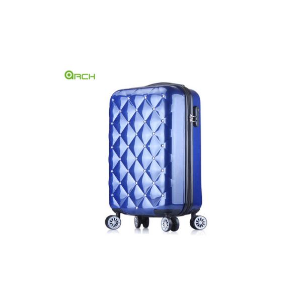 Expandable Durable ABS PC  Hard Trolley Case With Spinner Wheels
