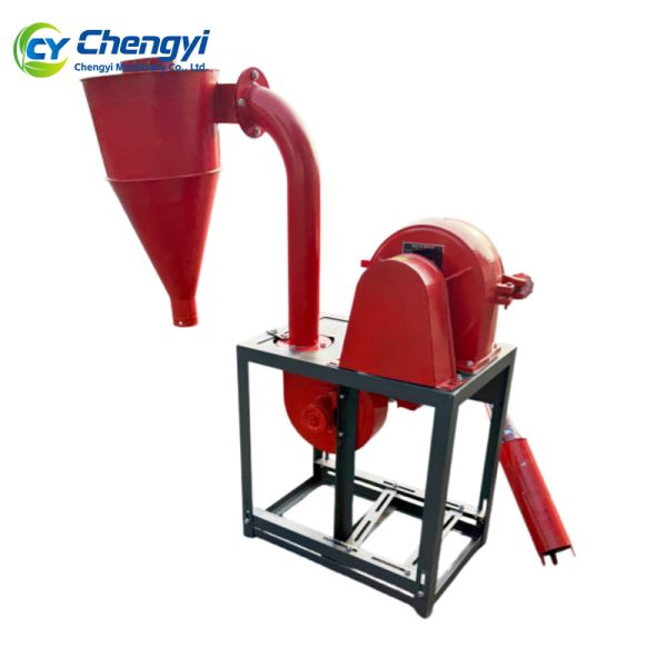 Self-priming Crusher Grinder 200-700kg/h capacity stainless steel construction automatic feeding grain crusher machine