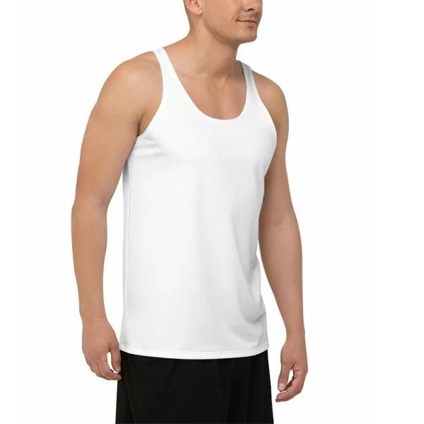 China Manufacturer Custom Casual Sport Men Slim Fit Blank Fitted Tank Top for Gym