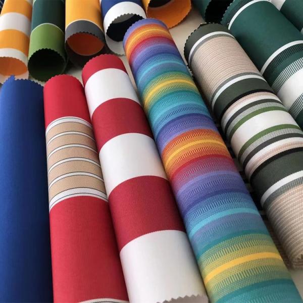 Tejido para exteriores impermeable Sombra para exteriores y cojines para exteriores Tejido acrílico para toldo