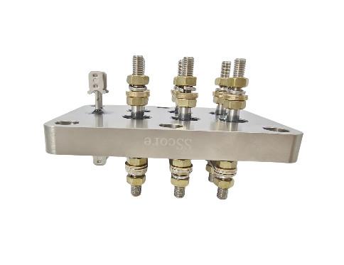 Electroless Nickel Plating Connection Terminal Block for Custom Current and Voltage Settings